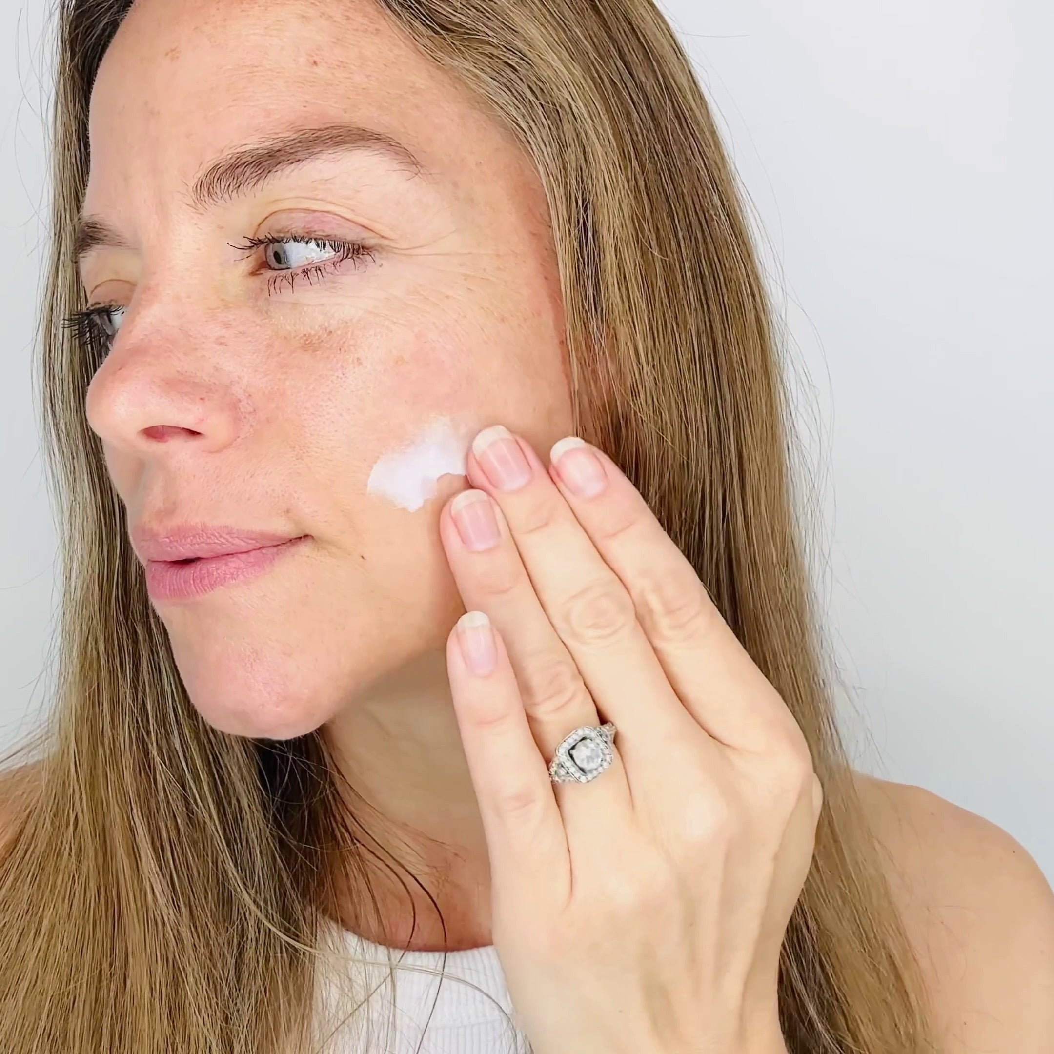 aloe gel cleanser or milk cleanser, purifying facial peel, collagen boosting serum, daily hydration moisturizer, skin reboot night cream and oceanic renewal gel mask.