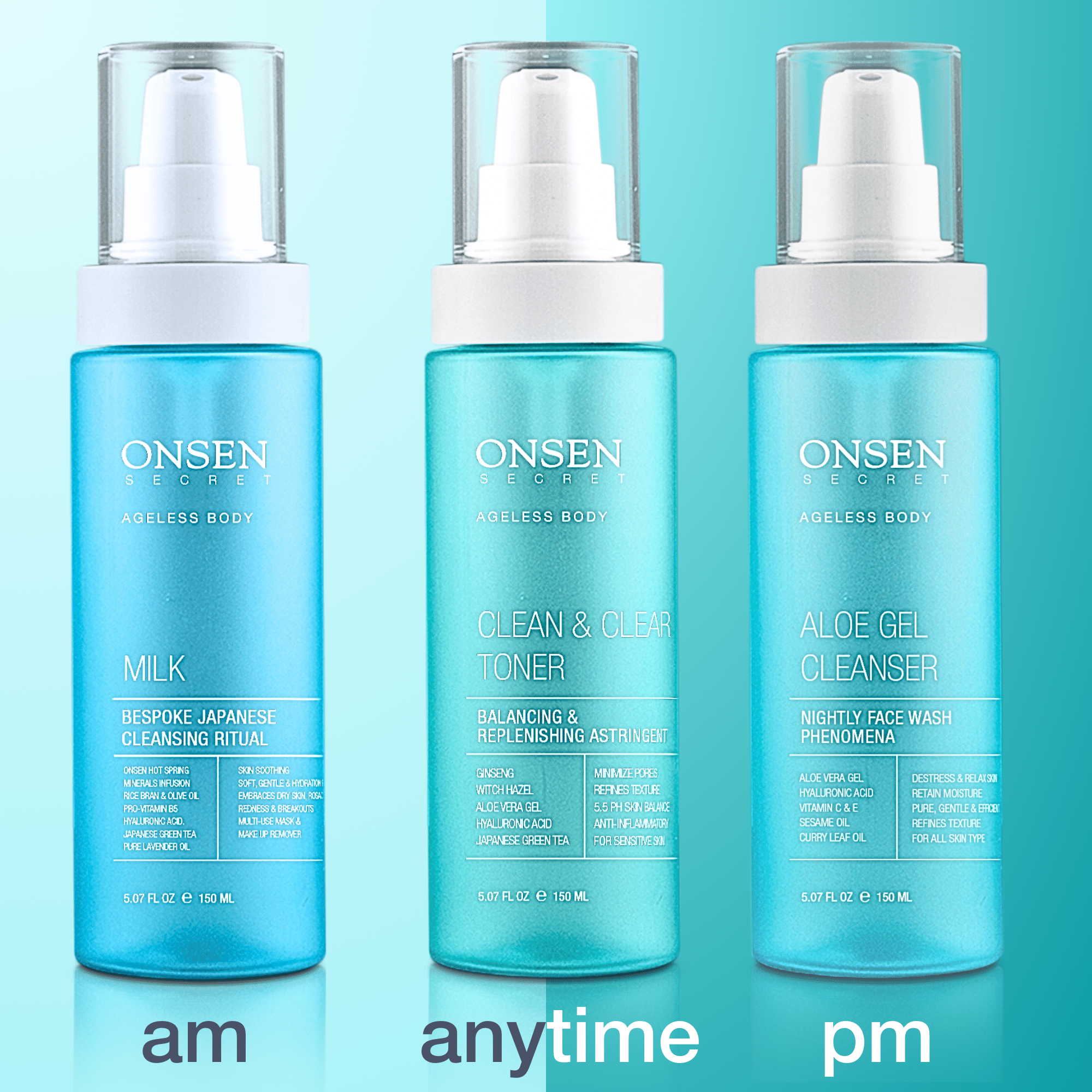 Japanese Face Cleansing System – Onsen Secret