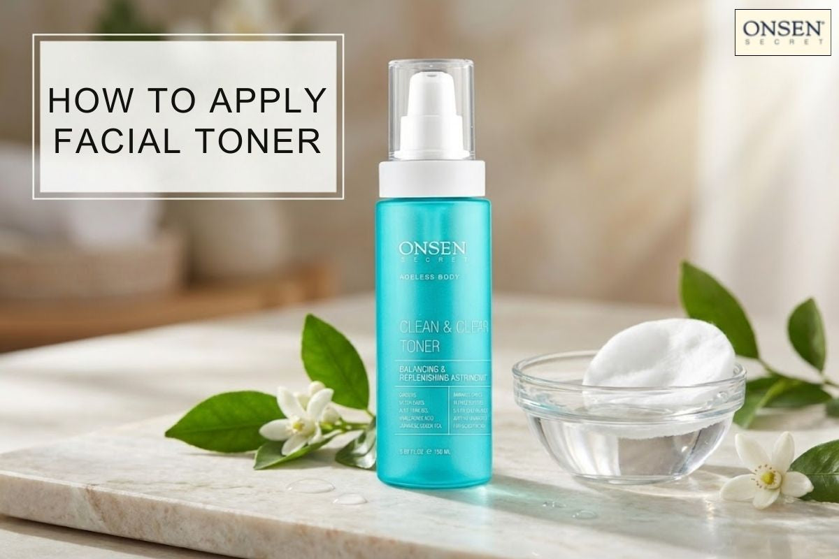 how to apply facial toner