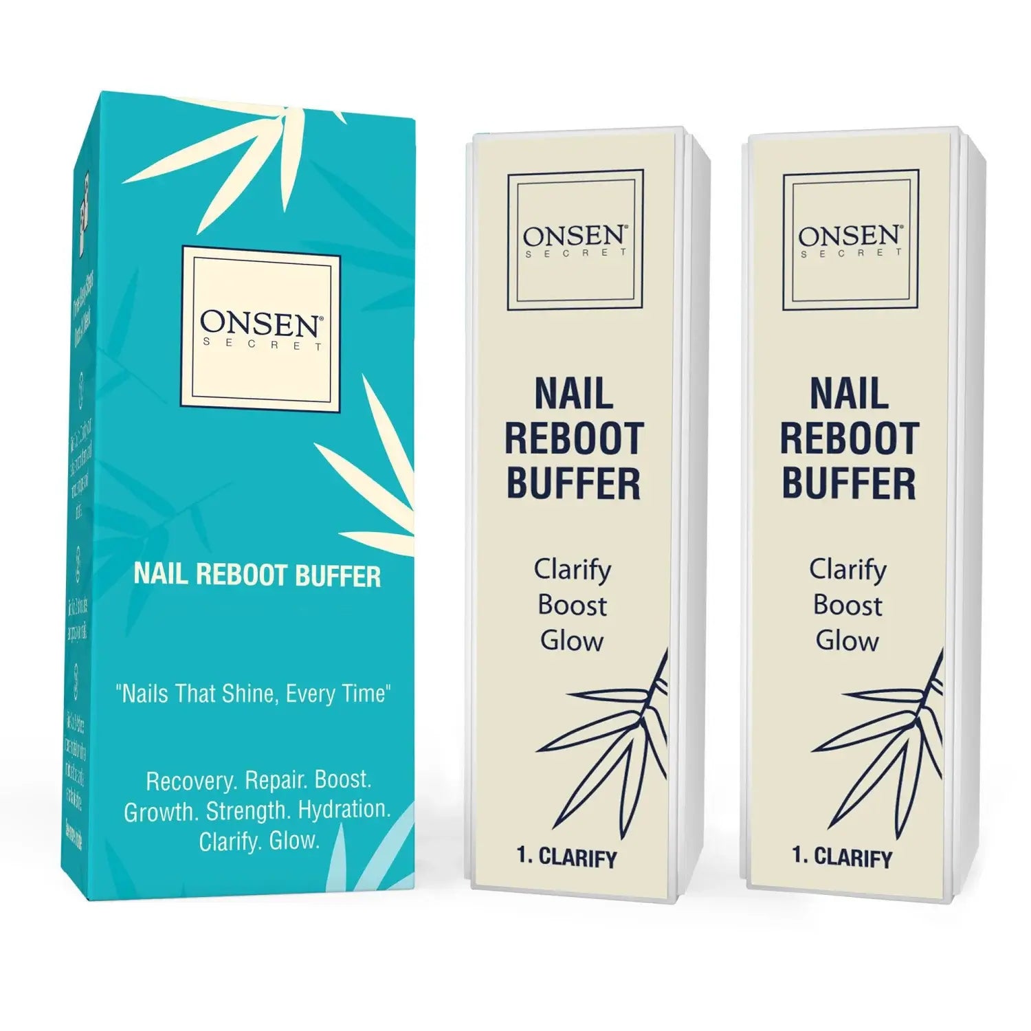professional nail buffer shiner 2 pack