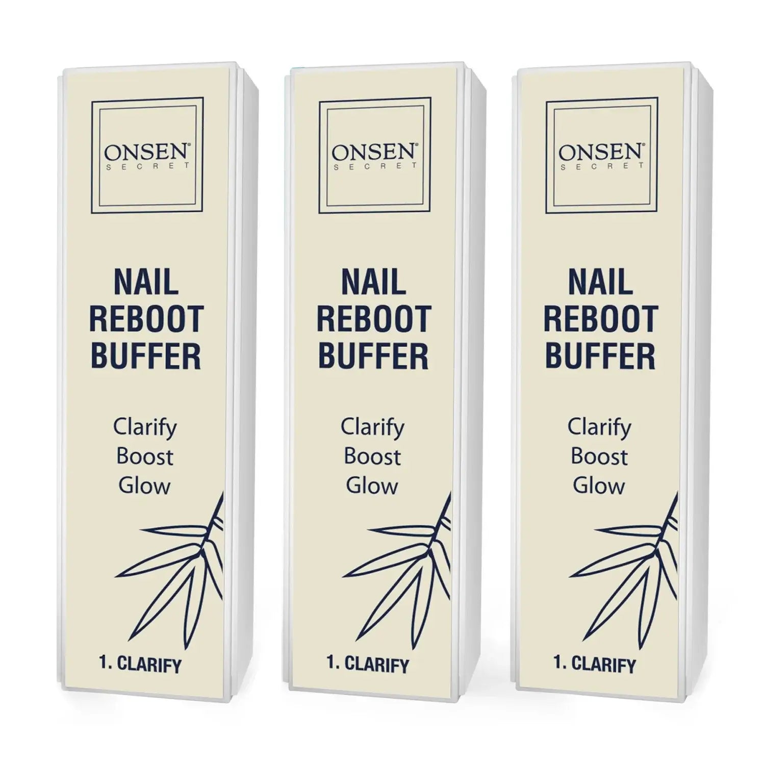 professional nail buffer shiner 3 pack