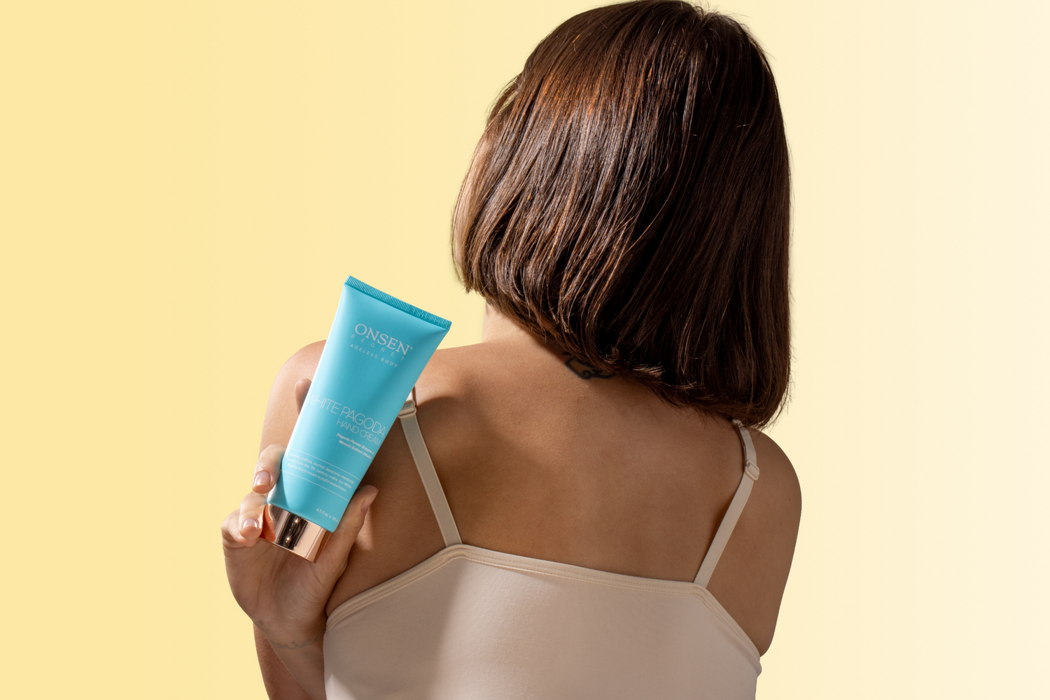 white pagoda hand cream