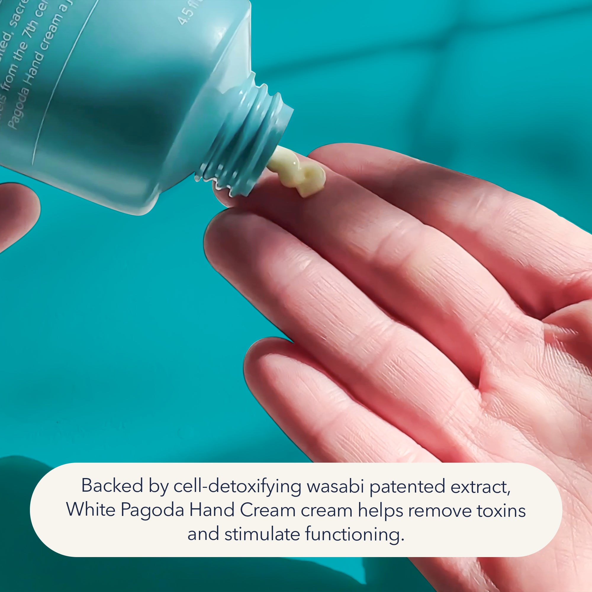 white pagoda hand cream