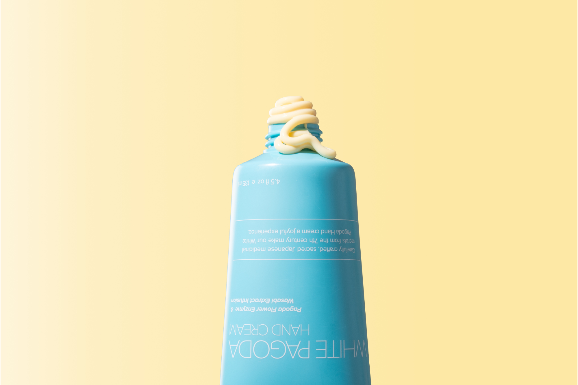 white pagoda hand cream