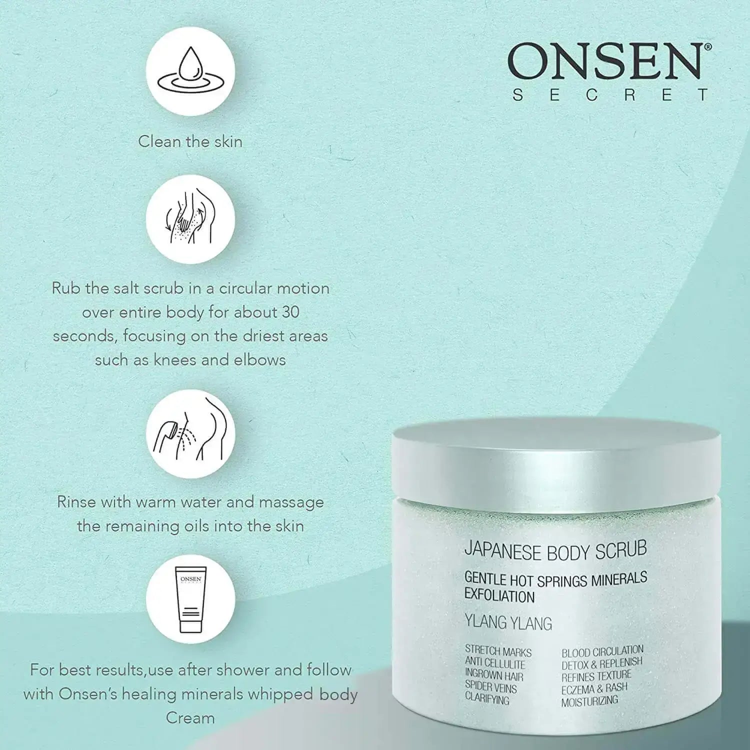 Japanese Body Scrub Infused with Onsen Minerals Onsen Secret