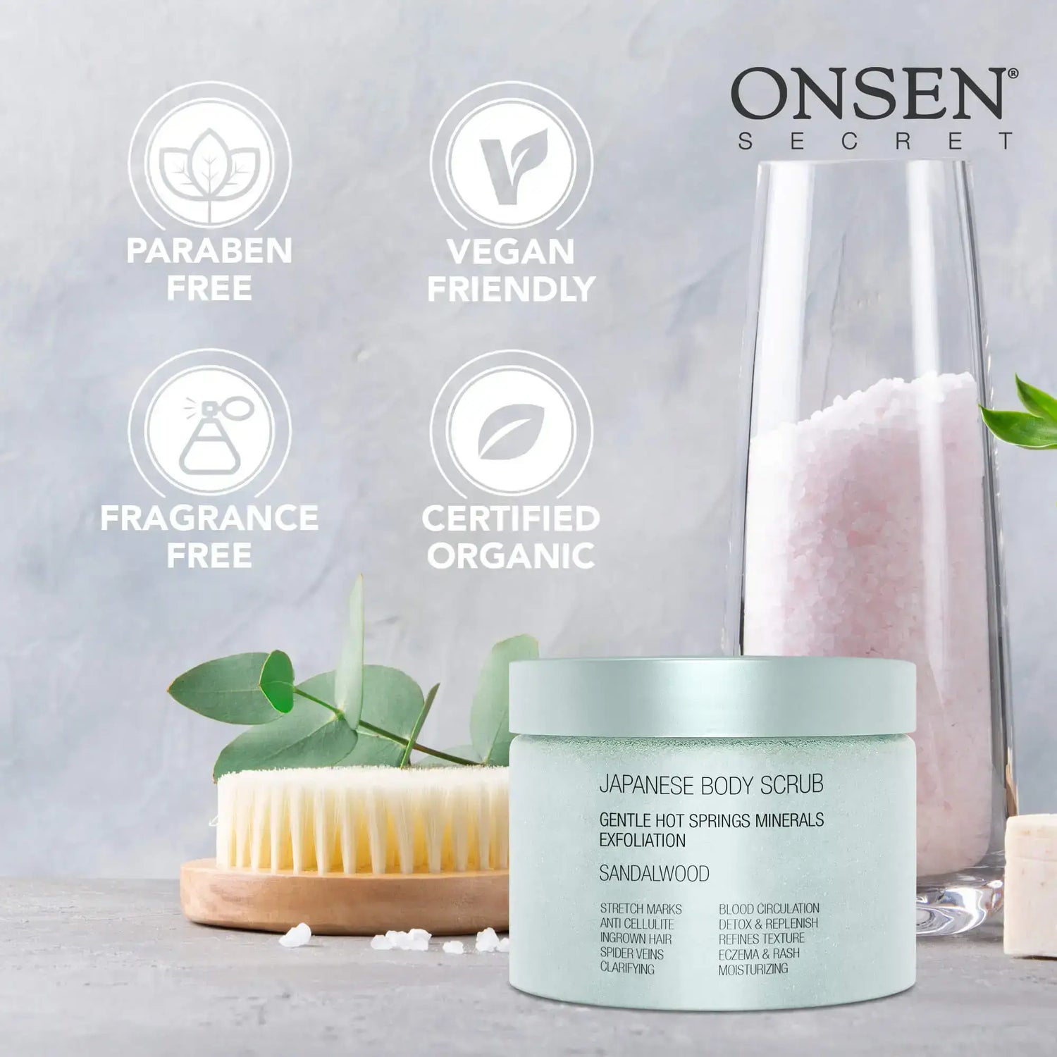 Japanese Body Scrub Infused with Onsen Minerals Onsen Secret