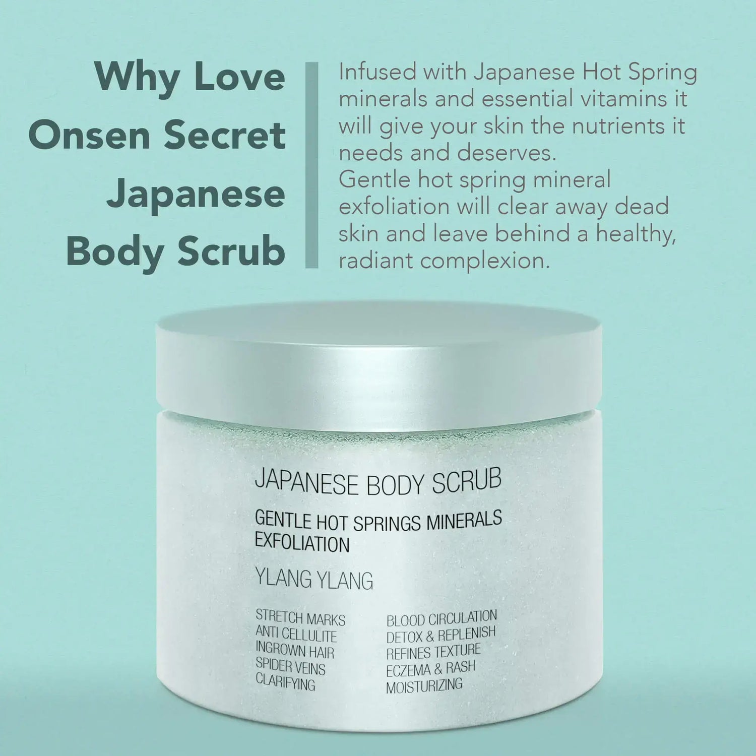 Japanese Body Scrub Infused with Onsen Minerals Onsen Secret