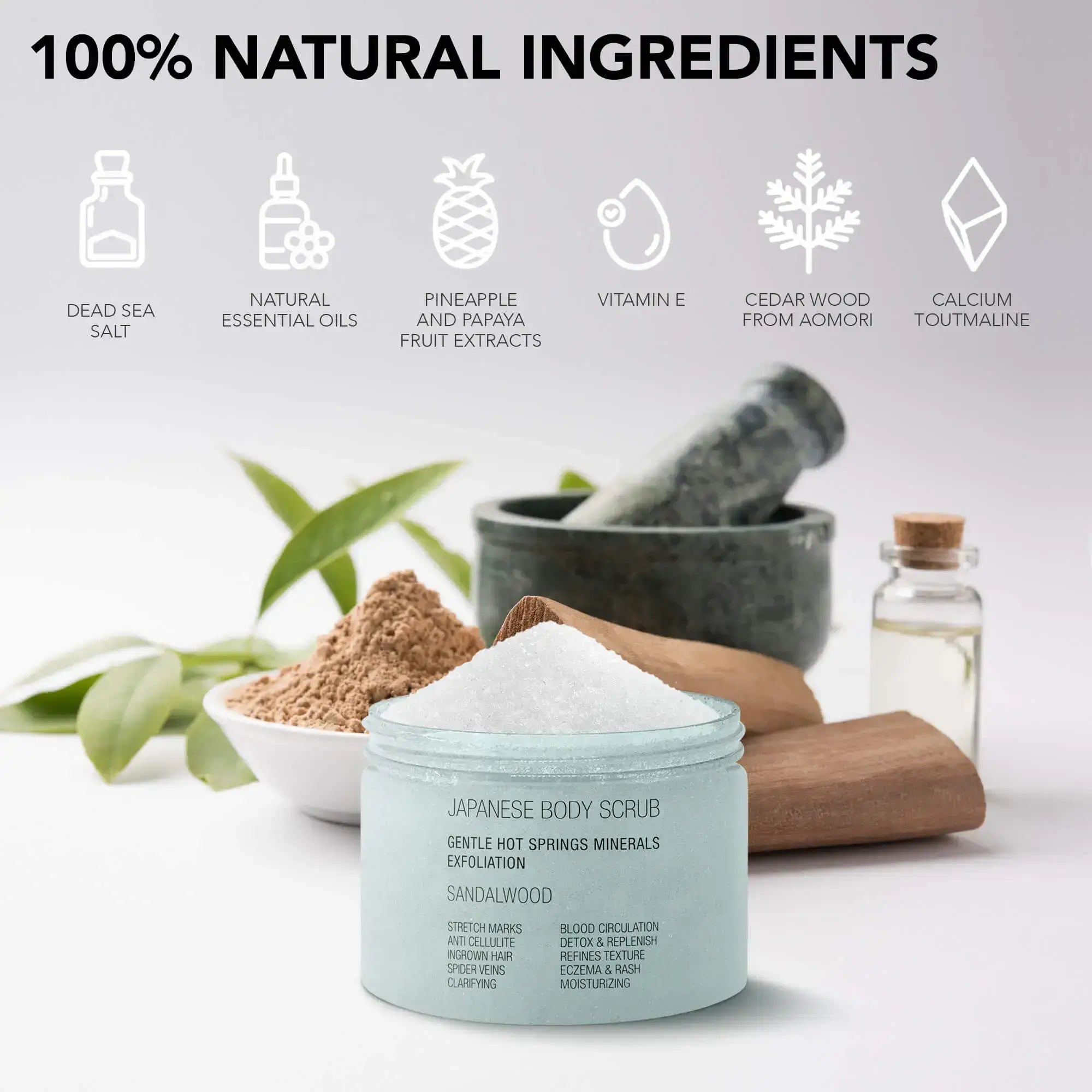 Japanese Body Scrub Infused with Onsen Minerals Onsen Secret