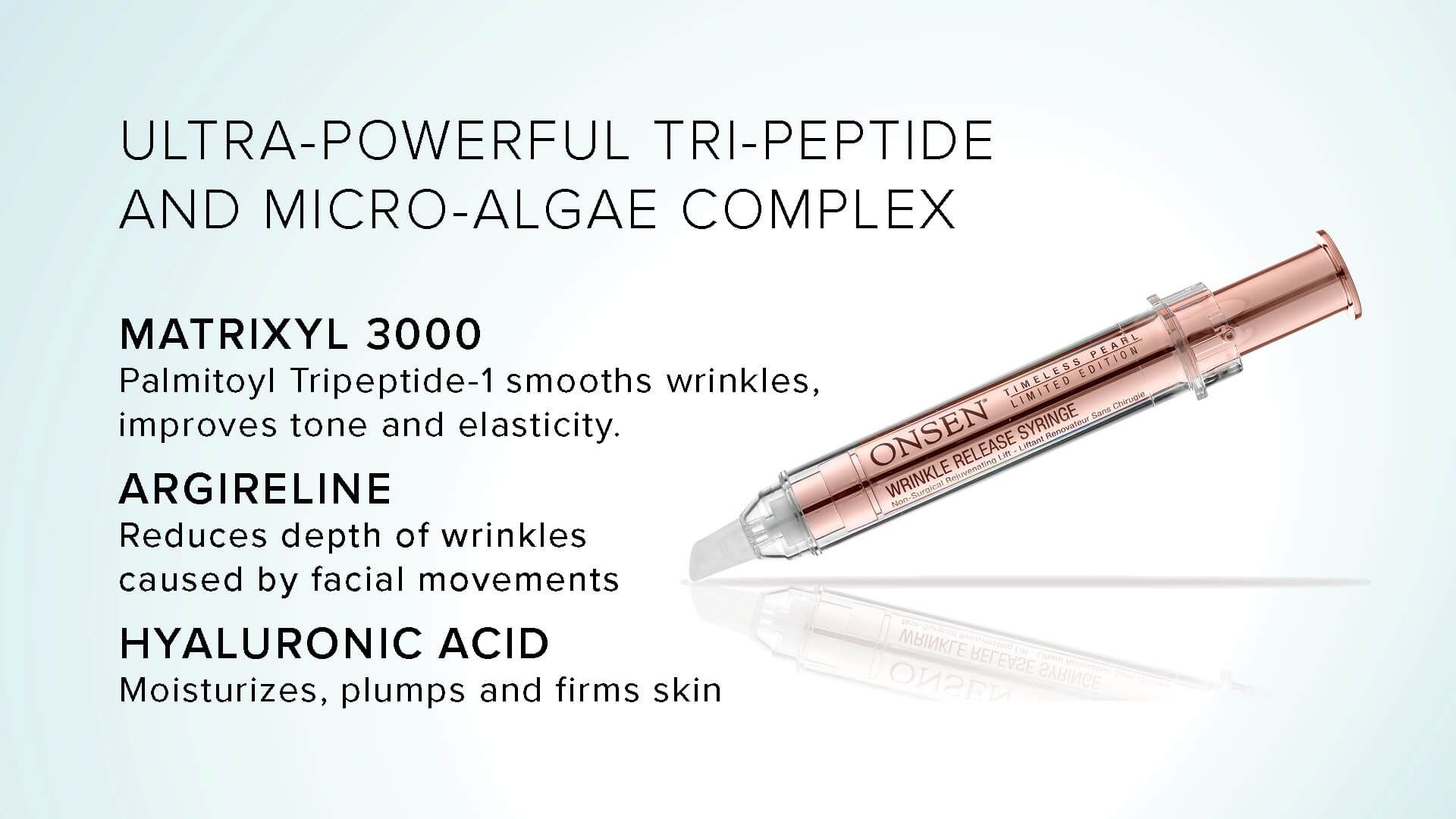 Wrinkle Release Syringe - Non-Surgical Rejuvenating Lift – Onsen